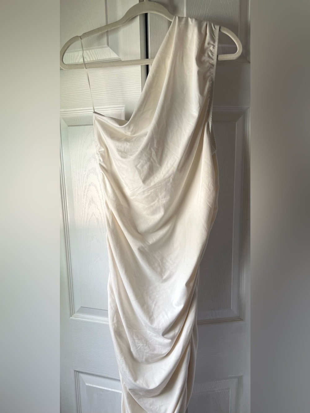Sofia Women's One Shoulder Shirred Dress *NWT*